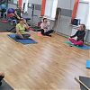 Общественные советники на занятиях по ОФП с элементами йоги в Кленовском